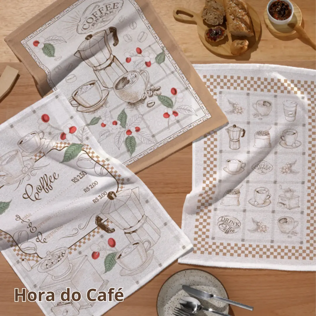 Pano de Copa Dolher - Hora do Café