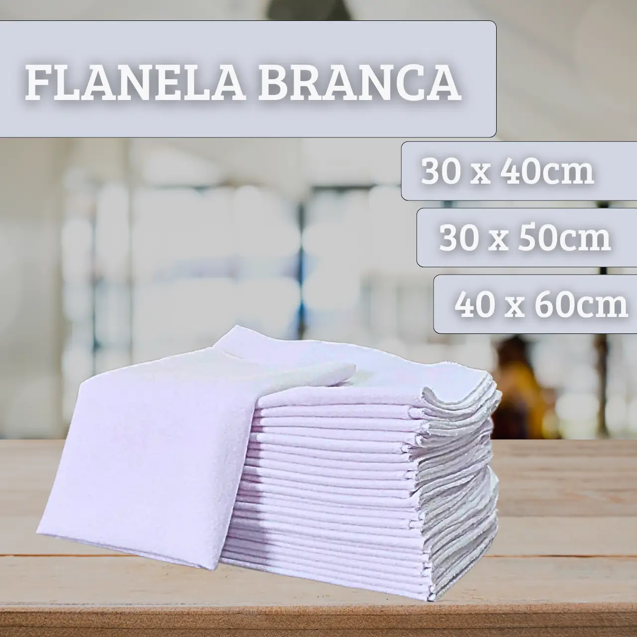 Flanela Branca